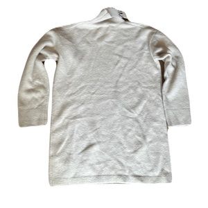 Zara NWT long sweater funnel neck tunic turtleneck size medium 30 inches long